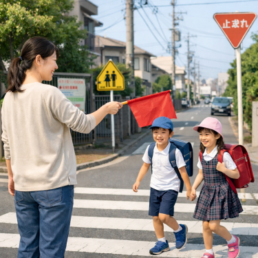 旗振り当番の終わり